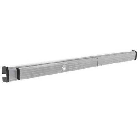 Jackson 1295 Push Pad Rim Panic Exit Device - Cylinder Dogging, C-Type Strike, 48, Satin Aluminum 311295CC4628